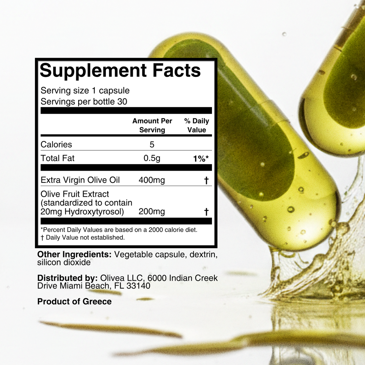 Olivea Hydroxytyrosol Supplement